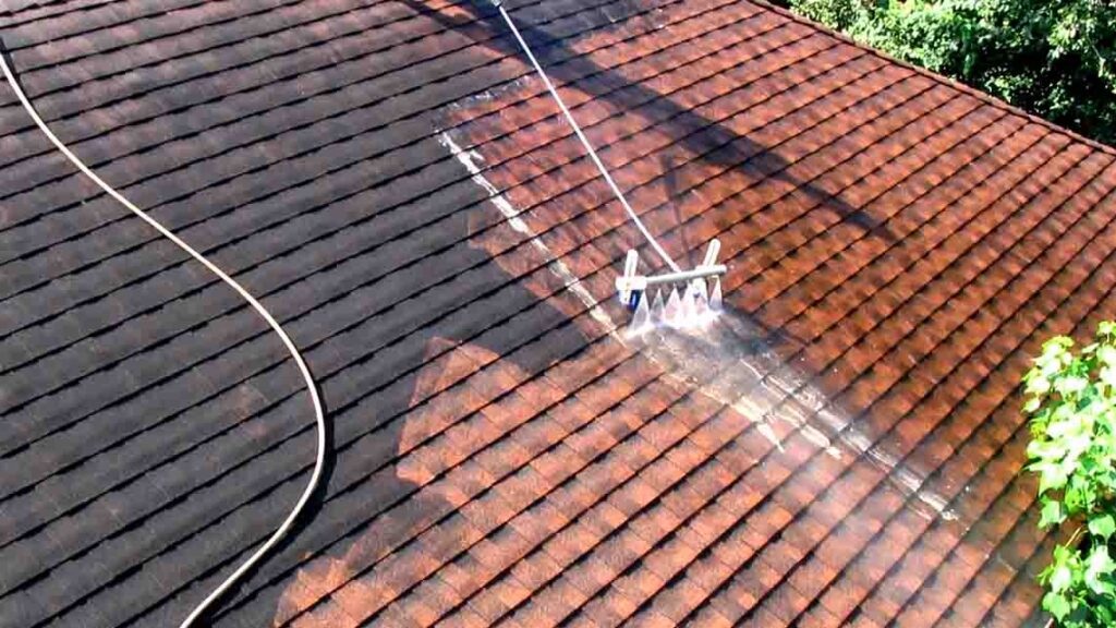 Gentle Pressure Roof Cleaning